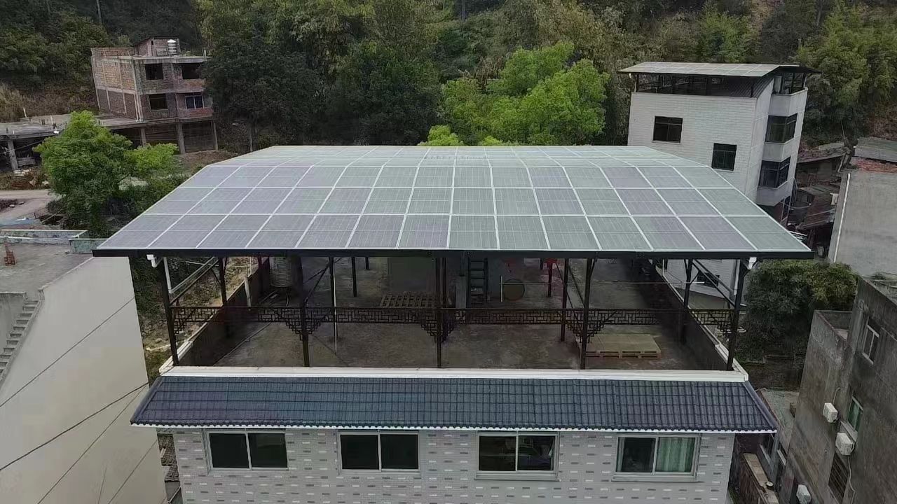 嘉善15kw+10kwh自建别墅家庭光伏储能系统